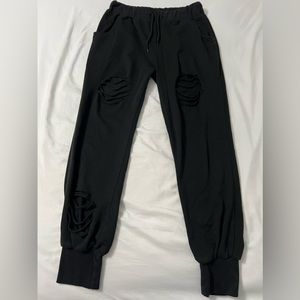 Women’s Distressed Sweatpants